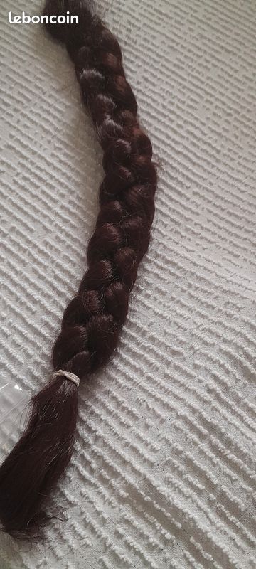 Tresse cheveux chatain (image 1)
