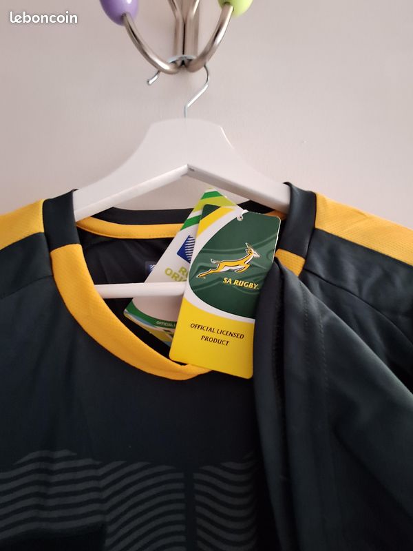 Maillot De Match Afrique Du Sud RWC 2015 - Asics, Taille XL, Neuf Sans étiquette