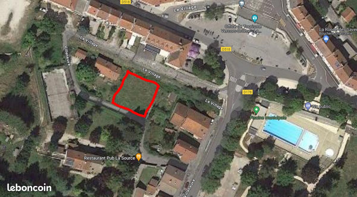 Terrain 650m² · à La Chapelle-en-Vercors · 75 000 €