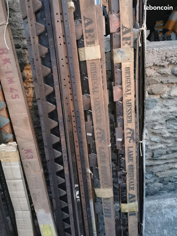 Sections faucheuse lames complettes neuves tout modèle aebi khun ect.. (image 3)