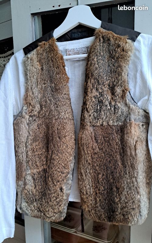 Gilet fourrure lapin (image 1)