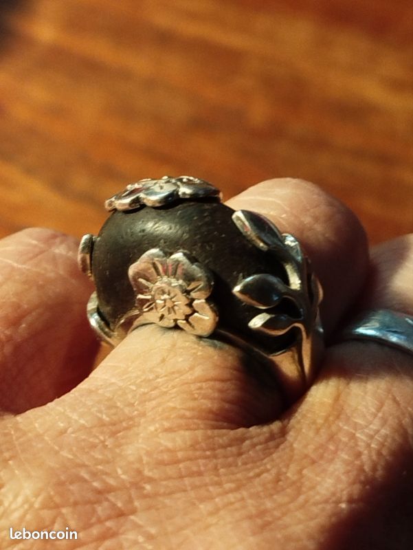 Bijoux Bague Kenzo Femme Bague Kenzo Kaika En Argent Rhodié 4477 7058