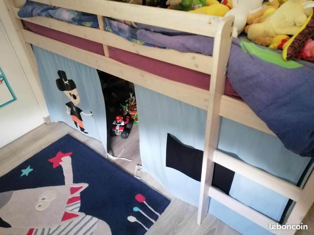Lit mezzanine mi hauteur enfant (image 9)