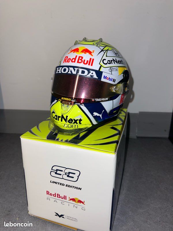 Casque / Helmet Max Verstappen échelle / scale 1/2 GP F1 Autriche 2021