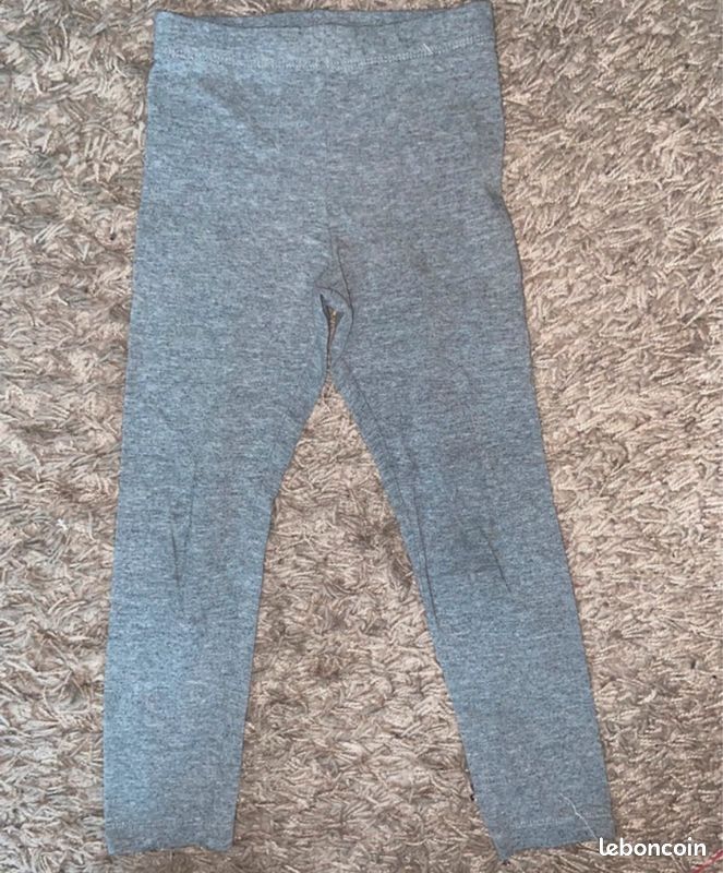 Legging Kiabi ,Petite fille , Gris, 5 ans (image 1)