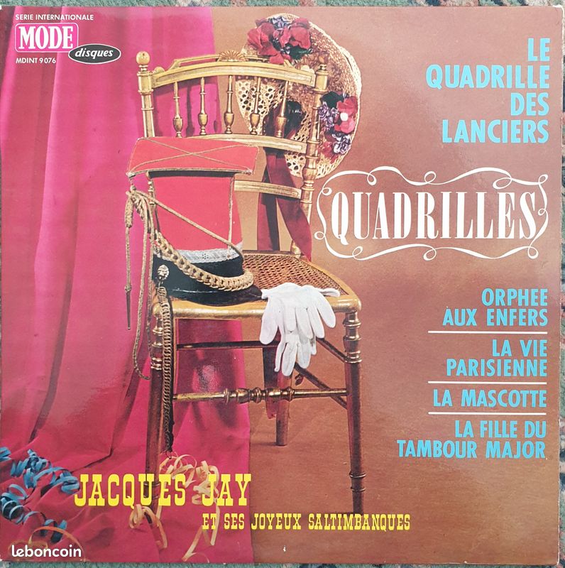 Vinyle 33T: QUADRILLES/ JACQUES JAY ET SES JOYEUX SALTINBANQUES (image 1)