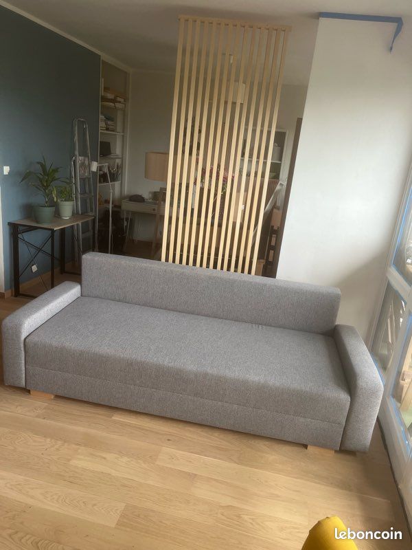 Canapé convertible gris ikea (image 9)
