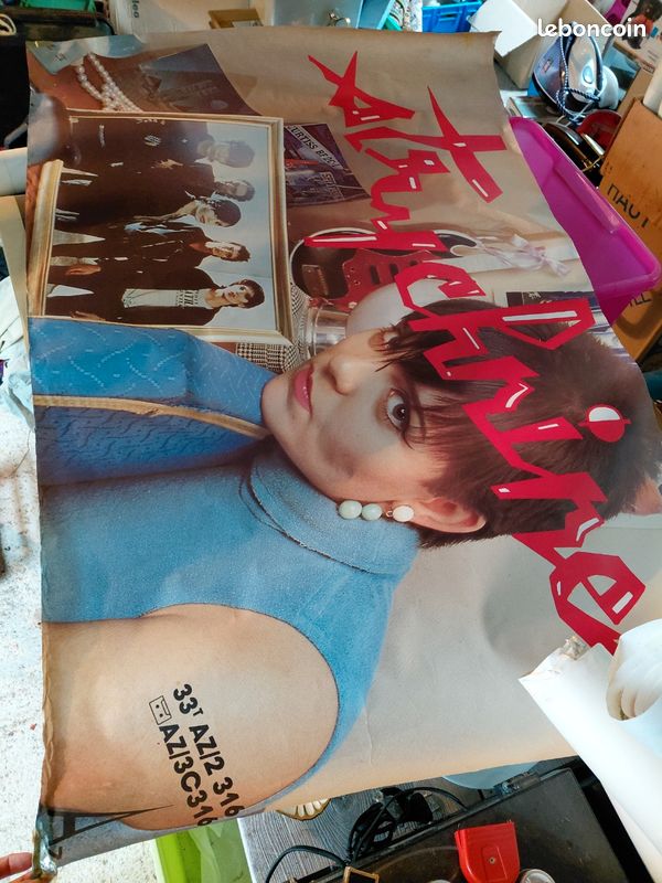 Affiche vintage originale de Strychnine qui sortait l'album "Jeux Cruels" en 1980 (image 2)