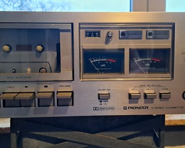 PIONEER CT F1250 Platine cassette stéréo 3 têtes BLUE LINE Vintage 197 – TechnoGold Audio & Vintage