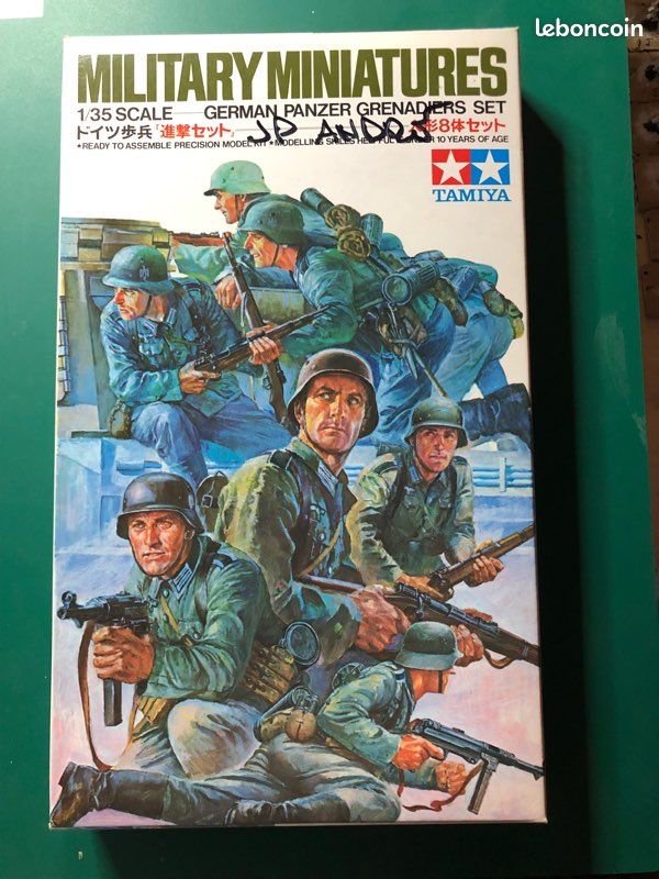 Figurines Tamiya – Équipage De Char Allemand Au Repos – Maquette 1/35ème – 6 Figurines (Tamiya 35201)