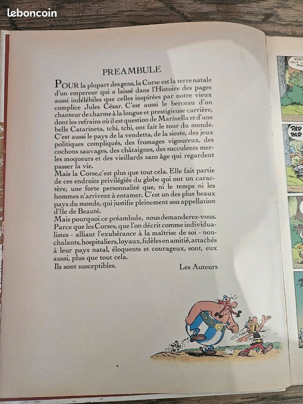 Livre bd Asterix en Corse- EO de 1972 (image 5)