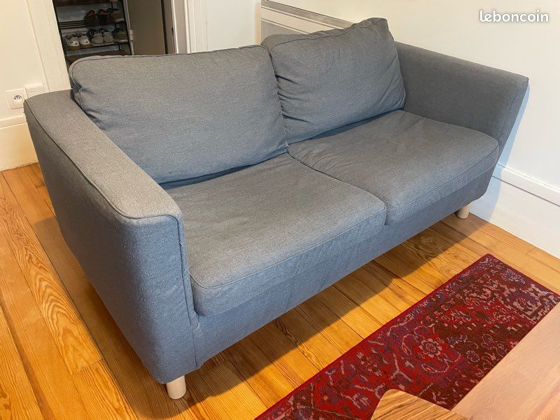 Canapé 1m80 - tissu gris - Maison du monde (image 1)