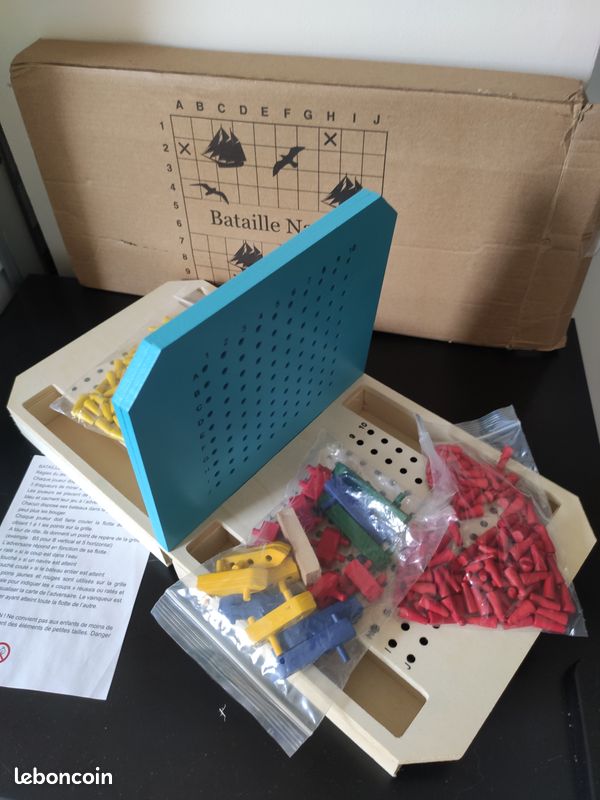Jeu en bois Bataille Navale (image 1)