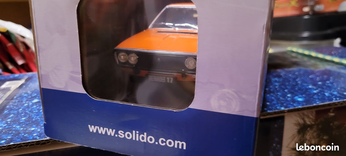 Solido Prestige 1/18 - Renault 5 1972 Orange - Réf 8185 - Occasion Boîte Défraîchie