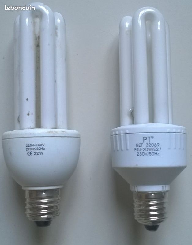 Lot de 9 ampoules basse consommation culot à vis E27) (image 3)