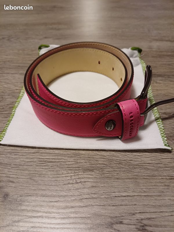 Ceinture femme Longchamp fuschia Accessoires Bagagerie