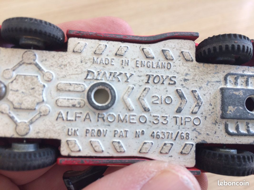 Dinky Toys GB N°210 Alfa Romeo 33 Tipo Le Mans - MIB Jamais Jouée