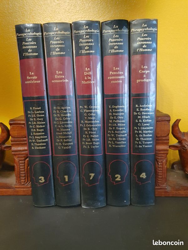 Lot de 5 livres de parapsychologie (image 1)