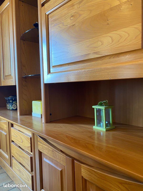 Buffet haut en bois massif (image 3)