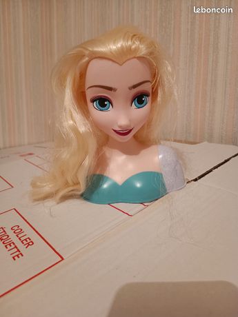 Tete a coiffer elsa jeux, jouets d'occasion - leboncoin