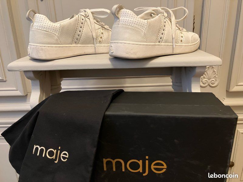 Sneakers Furious Blanches Maje Chaussures