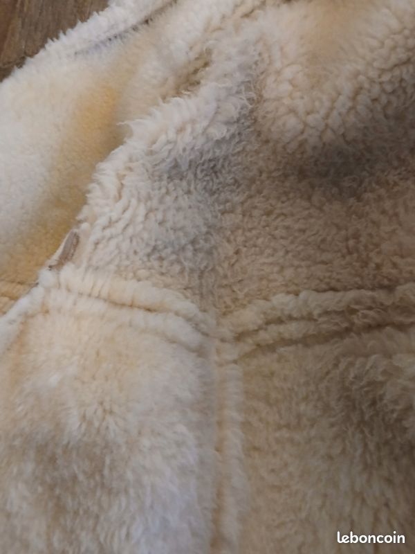 Veste Vintage Années 80 PARACHUTE, Taille L, Crème En 100% Laine - Pièce Rétro Canadienne En Parfait état