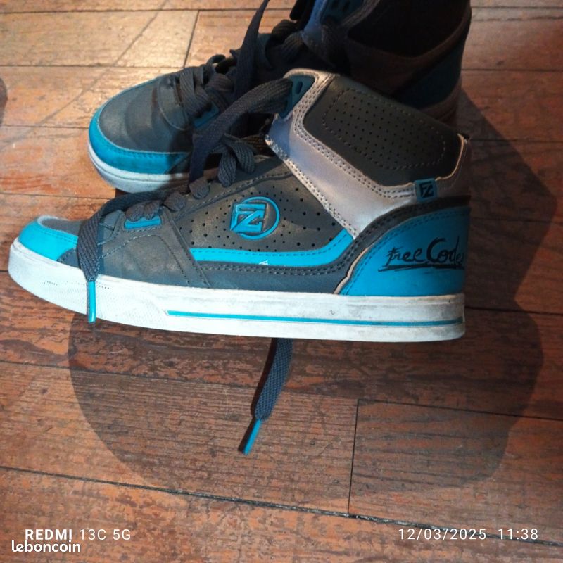 Chaussures Mixtes FCUK County Bleues – Taille UK 8, Neuves En Boîte, Prix Attractif