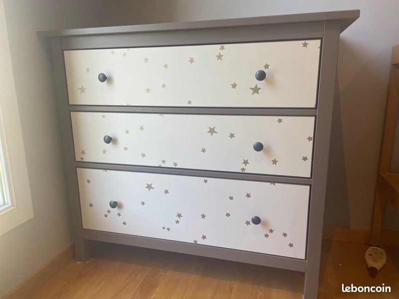 Commode Hemnes IKEA personalisé enfant (image 1)