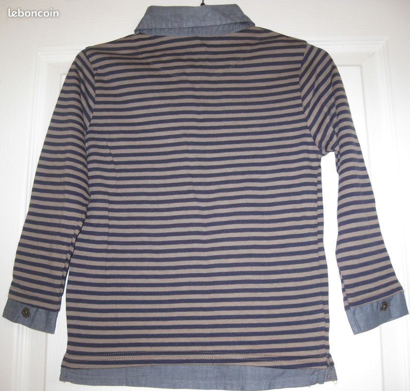 Polo Chemise Manches Longues Enfant - CADET ROUSSELLE - Neuf - 5 A (image 2)