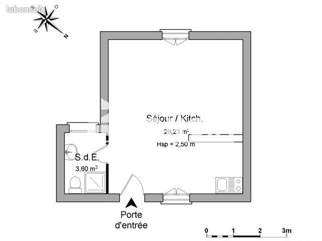 Appartement a louer gagny - 1 pièce(s) - 31 m2 - Surfyn