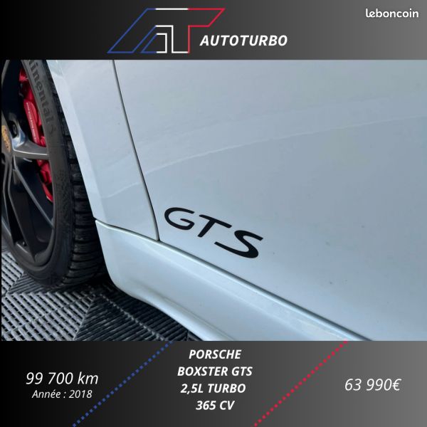 Porsche 718 BOXSTER (982) 2.5 365CH GTS PDK EURO6 (image 17)