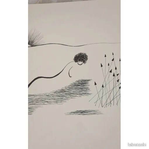 Oeuvre Poétique De Léopold Sédar Senghor "Poèmes Perdus" Avec des Illustrations et une dédicace de Odette Lecerf, Association Des Bibliophiles Du Val-De-Marne (image 5)