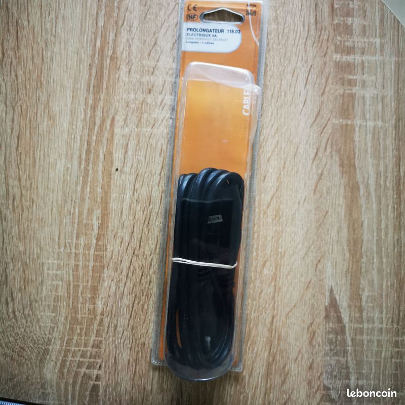 Prolongateur rallonge bipolaire 2m neuf (image 2)