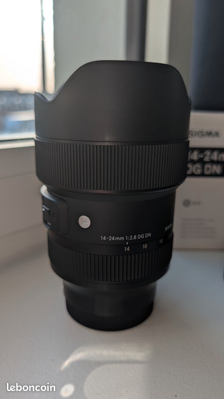 Sigma 14-24mm f/2.8 DG HSM A (Art) Full-Frame Autofocus Lens for Canon EF-Mount, Black with Built-in Hood