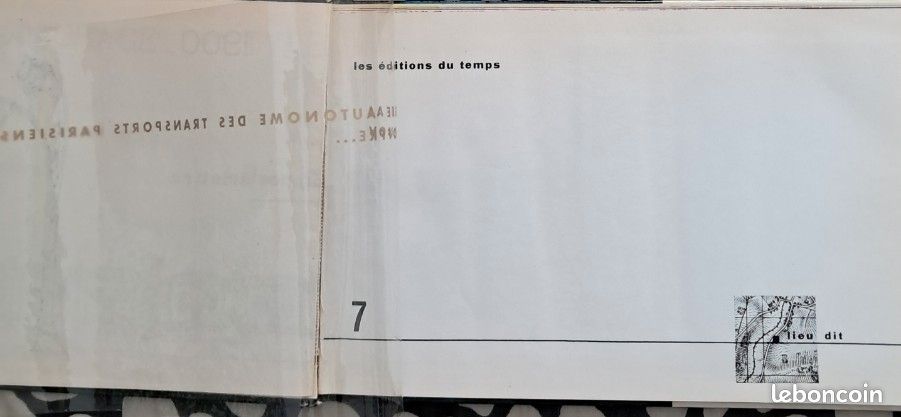 Rare. Le métro. Roger-Henri Guerrand. Lieu dit éditions. 1962 (image 3)
