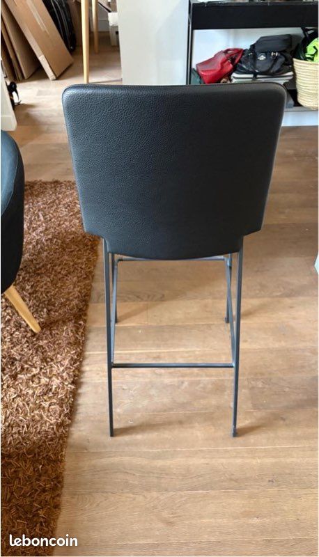 Lot de 2 chaises hautes/bar (image 2)