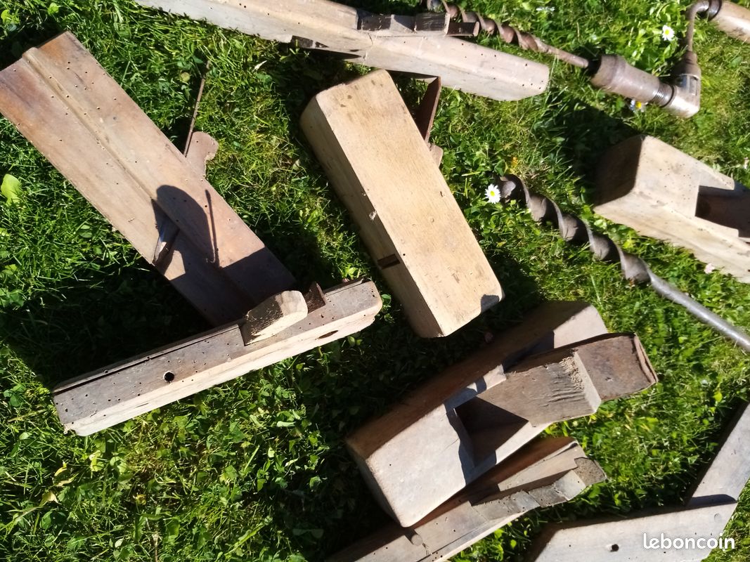 Divers Outils à bois anciens à l'unité ou en lot (image 2)