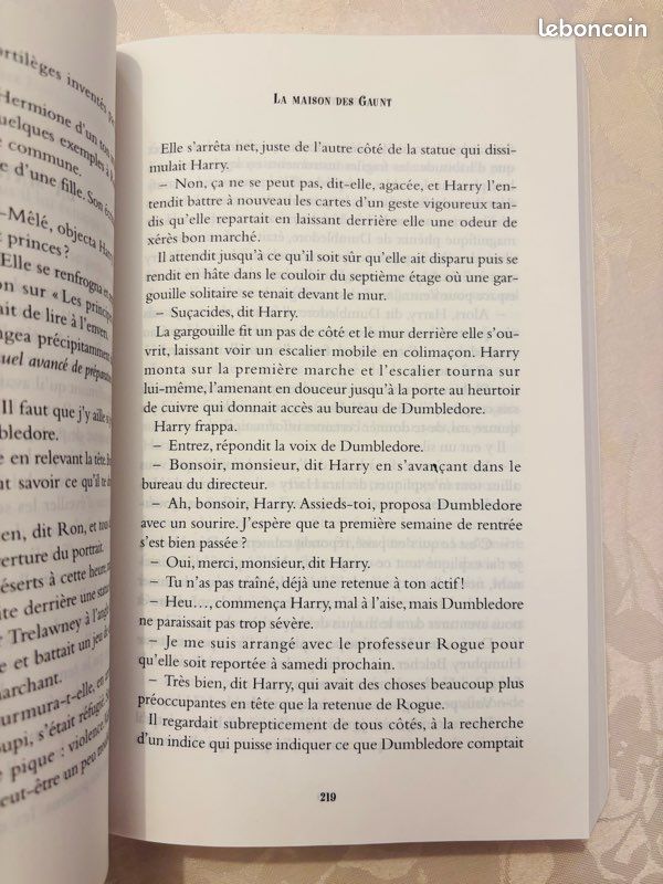 Harry Potter et le Prince de sang mêlé de J.K. Rowling aux éditions Gallimard. Volume 6 (image 6)