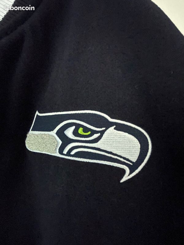 Blouson Teddy NFL New Era Seattle seahawks neuf XXL (image 8)