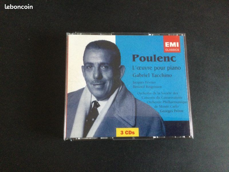 Rare-Coffret 3 CDs Poulenc L'Oeuvre pour Piano (image 1)