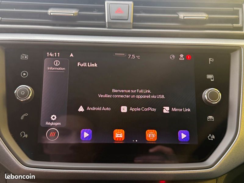 Seat Arona 1.6 TDI 95 Style Business Carplay Régul Clim auto (image 20)