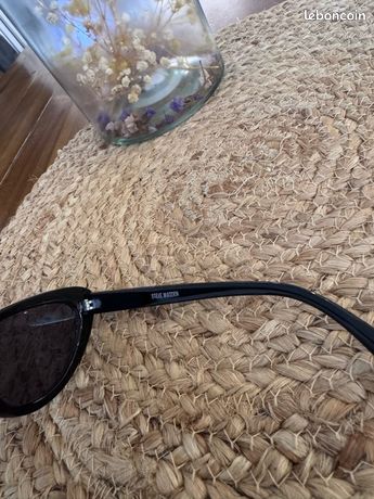 Lunettes De Soleil Aviateur Steve Madden Dorées - Pour Femme, Occasion Avec étui