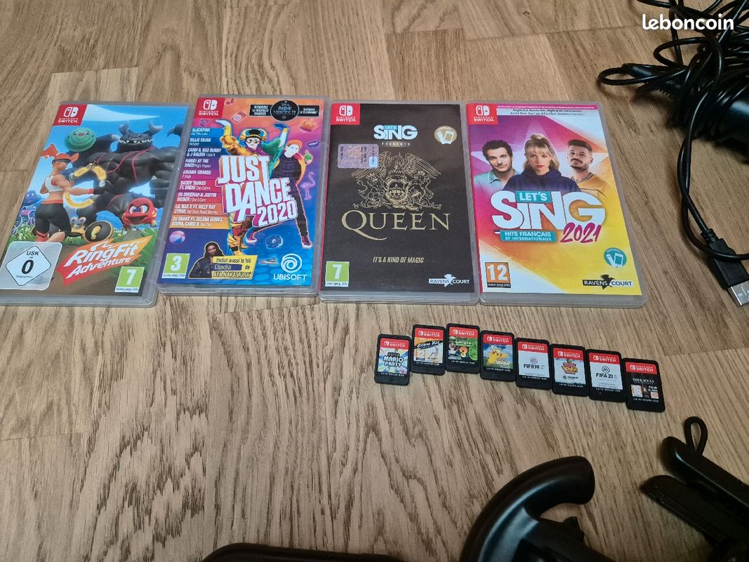 Lot jeux + accessoires Nintendo switch (image 2)