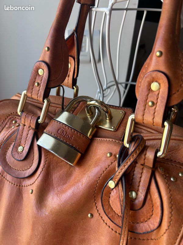 Sac à main Chloé en cuir camel (image 3)