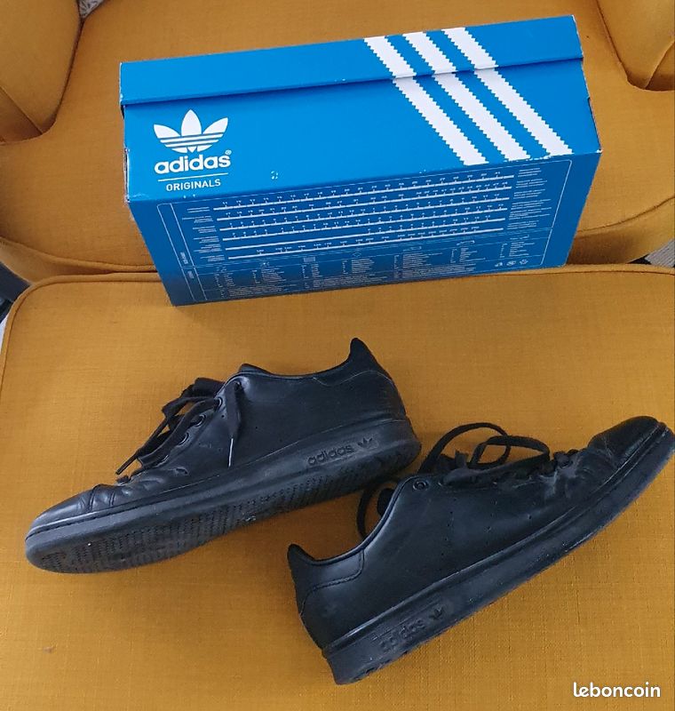 Basket noires Adidas taille 41 1/3 (image 1)