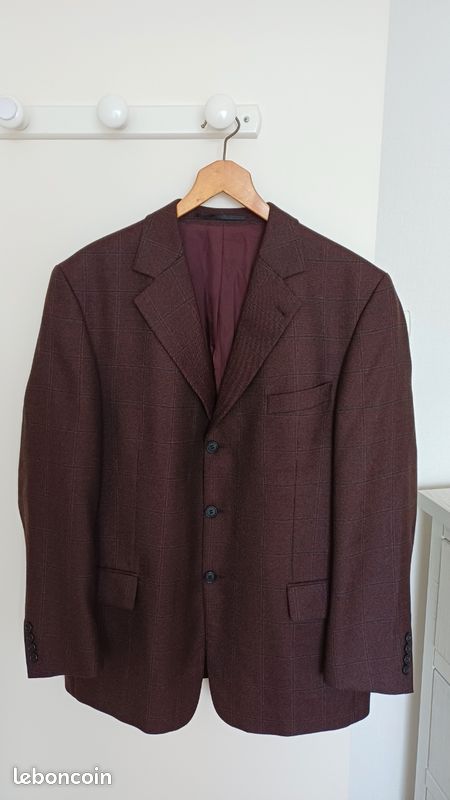 Veste blazer homme marron taille 46 (image 1)