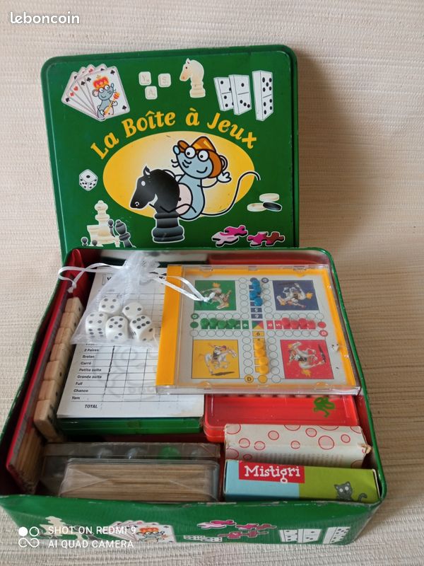 Boite à jeux (11) dame, mikado,échec,osselets,dada.... (image 6)