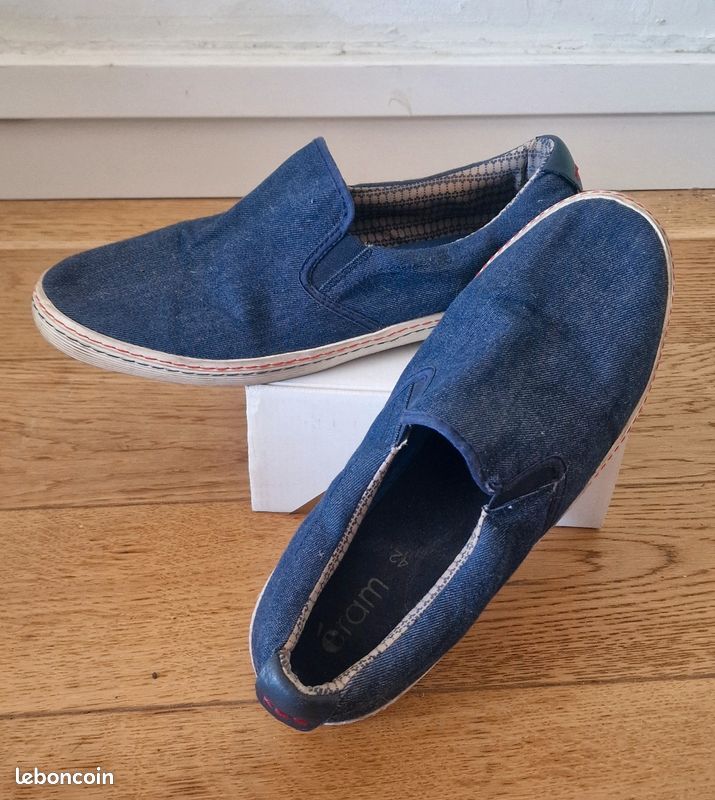 Chaussures d'été Mocassins toile homme Chaussures