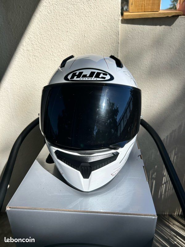 Casque moto HJC C10 Epik MC8 Blanc (image 2)