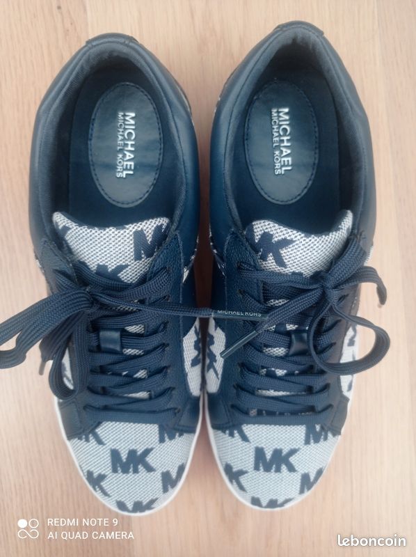 Baskets Michael Kors bleu marine (image 3)